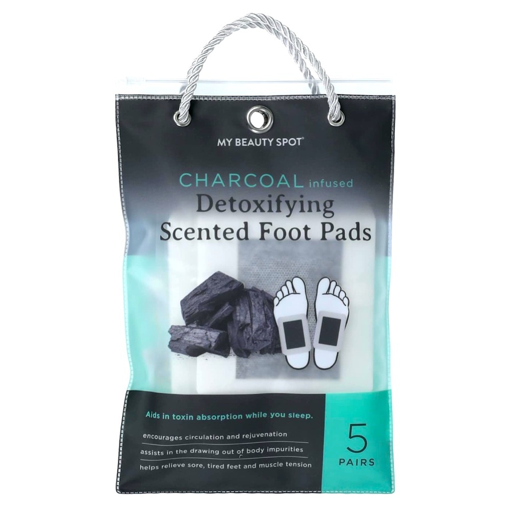 Charcoal Infused Detoxifying Scented Foot Pads